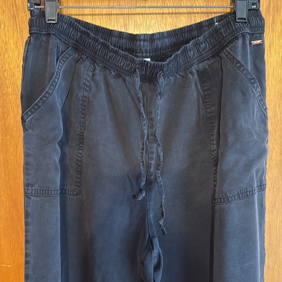 VS PINK Easy Joggers Lightweight Lounge Pants Black sz L - Picture 2 of 9